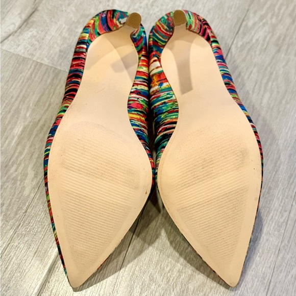 Prabal Gurung Women’s Multi Colored Print Size 7.5 (Limited Edition) - Picture 13 of 15